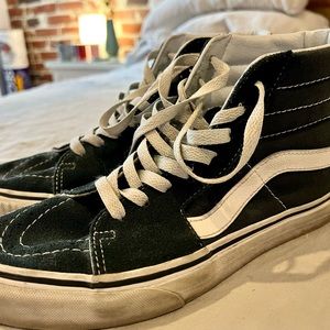 Dark Green Vans — Size 9